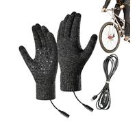Guanti riscaldati USB Powered - Touch Mittens Touch Screen per uomini donne | Guanti caldi regolabili a 3 livelli per sport invernali, ciclismo, escursionismo, guida, sci, snowboard, Act