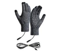 Guanti riscaldati USB Powered - Touch Mittens Touch Screen per uomini donne | Guanti caldi regolabili a 3 livelli per sport invernali, ciclismo, escursionismo, guida, sci, snowboard, Act