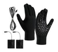 Guanti Riscaldati USB, Scaldabagno Elettrico, Guanti Invernali Touchscreen | Controllo Di Calore A Tre Livelli, Pacchetto Di Riscaldamento Rimovibile | 1 Paio, Per Andare In Bicicletta, Escursioni, Gu