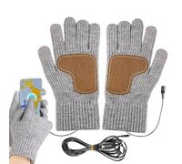 Guanti Riscaldati Via USB - Guanti Isolati Con Touchscreen USB - Muffole Termiche Spesse E Isolate - Per l'Inverno, lo Sci, le Attività All'aperto, il Campeggio, la Guida, l'Escursionismo, il Freddo,