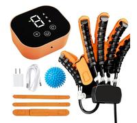 Guanti Robot per la Riabilitazione Mano Destra e Sinistra, Guanti Robotici per la Riabilitazione Dell'emiplegico, Guanti per Il Trattamento del Regime Dell'Ictus Spasticità(Size:L,Color:Sinistra)