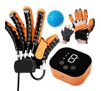 Guanti Robot per la Riabilitazione Mano Destra e Sinistra, Guanto per Fisioterapia della Mano per Ictus Paralisi Cerebrale Emiplegia, Dispositivo per Fisioterapia delle Dita(Size:XL,Color:Sinistra)