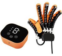 Guanti Robotici per Il Recupero, Trainer di Riabilitazione Regolabile per Le Dita per Emiplegia, Artrite,Esercitatore per Dita della Mano per La Attrezzatura Assistenza Anziani Right,2XL