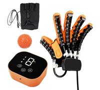 Guanti robotici per la riabilitazione delle mani, ausilio per l'esercizio delle mani, guanto robotico, ortesi per le dita, per pazienti con paralisi cerebrale, artrite, ict(Size:xxl,Color:Mano destra)