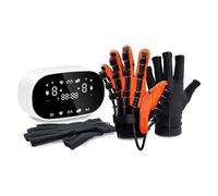 Guanti Robotici Per Riabilitazione Per Pazienti Con Ictus, Emiplegia Dispositivo Terapeutico Per Mano Sinistra Destra Per Pazienti Con Paralisi Da Disfunzione(Orange-left,Large)