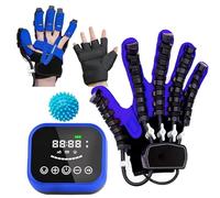 Guanti Robotici per Riabilitazione, Stecca per Mano per L'allenamento delle Dita della Mano, modalità Specchio, Display LCD, con Allenamento con Un Solo Dito, B-Sinistra, Hand, XL