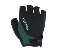 Roeckl Basel 2 Short Gloves Nero 6 Black / Duck Green