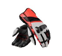 Rev'it Guanti Moto In Pelle Revit RSR 5 Bianco Neon Rosso XXL