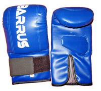 GUANTI SACCO IN PELLE PROFESSIONALI BLUE BOXE KICKBOXING SAVATE KICK MUAY BARRUS