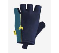 Guanti Santini Le Maillot Jaune Allez blu marino giallo - M