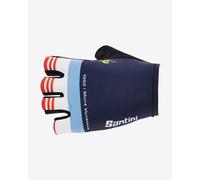Guanti Santini Le Maillot Jaune Mont Ventoux blu marino - M