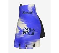 Guanti Santini Paris-Nice 2025 blu bianco - L