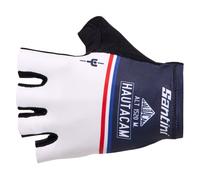 Santini Maillot Jaune Hautacam 2025 Short Gloves Bianco S