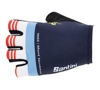 Guanti Santini Tour de France Maillot Jaune - Mont Ventoux M / Blu