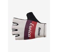 Guanti Santini x Eroica Quiete bianco bordeaux - M