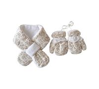 Guanti Sciarpa Isolante Termico Combo Lavabili in Lavatrice per Congelamento per Bambini da 2 a 4 Anni Accessori Sciarpa per Sicuro per Bambini Facile da Lavare