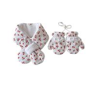 Guanti Sciarpa Isolante Termico Combo Lavabili in Lavatrice per Congelamento per Bambini da 2 a 4 Anni Accessori Sciarpa per Sicuro per Bambini Facile da Lavare