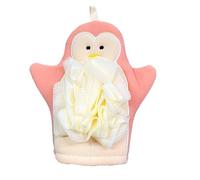Guanti scrub, purificatore corpo con texture morbida, guanti da bagno per la pelle, peluche e rayon, strumento facile da pulire, accessorio da bagno morbido, guanti da doccia, 4,33 x 8,66 pollici