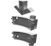 Guanti Segnalazione LED Sicurezza Frecce Direzionali Indicatori Parti 3D