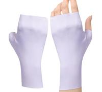Guanti senza dita di protezione solare - Guanti senza dita anti-UV, guanti senza dita, guanti per manicure e nail art, guanti senza dita che proteggono la pelle dal sole e