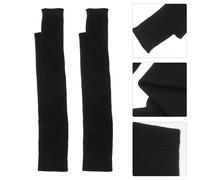 Guanti senza dita lavorati a maglia con scaldamuscoli invernali da 2 pezzi