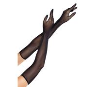 Leg Avenue Opera Length Fishnet Gloves Black