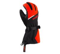 Guanti Snow Klim Fusion Gauntlet Nero/Rosso fuocoXXL Nero,Rosso fuoco