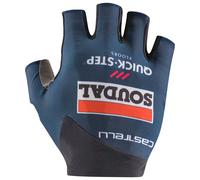 Castelli competizione 2 soudal quick step 2023 short gloves blue