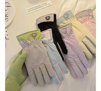 Guanti spessi e caldi per sci e ciclismo all'aperto, con design antivento e touch screen antiscivolo, guanti carini e caldi adatti per l'inverno, ideali per ciclismo, sci, escursionismo e alpinismo. I