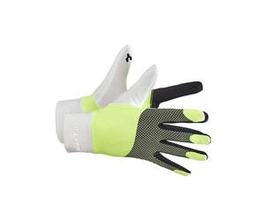 Guanti sportivi craft adv lumen fleece yellow white