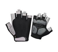 Guanti sportivi unisex antiscivolo mezze dita guanti da ciclismo per corsa all'aperto e palestra fitness allenamento pesi guanti da esercizio