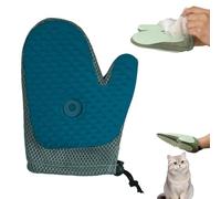 Guanti spray multifunzionali per animali domestici, guanti anti-gatto a doppia faccia, spessi e resistenti per la toelettatura a vapore