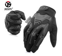 Guanti tattici Touch Sceen Paintball Tiro Airsoft Combattimento Bicicletta Gomma protettiva antiscivolo Guanto a dita intere Uomo Donna