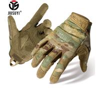 Guanti tattici TouchScreen Camouflage Paintball Tiro Airsoft Combattimento Caccia Guanto a dita intere antiurto Bicicletta Uomo Donna