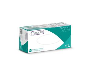 Guanti tedisile vinile bingoldo 45plus 100 pz Guanti
