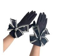 Guanti touch screen coreani Love Bow a prova di freddo con dita intere | Guanti touch screen a prova di freddo con dito intero for l'inverno da donna più velluto addensato antivento guida calda
