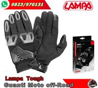 Lampa Guanti moto off-road Tough – palmo in Skeentex, cuciti a mano, inserti protettivi – XL