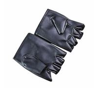 Guanti Unisex Pu - Usura A Mano Senza Nera, Guanti Con Guidatore A Metà Moda | Durevole Punk Style Glove's For Men Women Cosplay Party COSTUME Guida Per Motocicletta Per Motocicletta Accessorio P