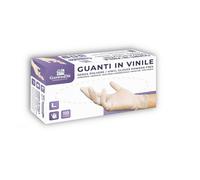 GUANTI VINILE S/POLV S 100PZ