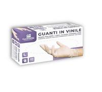 GUANTI VINILE S/POLV S 100PZ