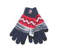 Guanto a maglia Jacquard Touch Screen con logo applicato. Prodotto Ufficiale BOLOGNA 283645