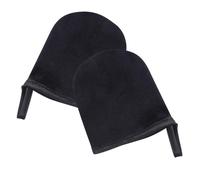 Guanto Abbronzante in Velluto Nero 2 Pezzi per Applicazione | Applicatore di Lozione e Mousse, Finitura Uniforme senza Striature, Delicato sulla Pelle