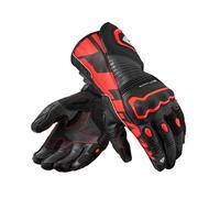 Revit Argon 3 Guanti da motocicletta perforati, nero-rosso, taglia 2XL per maschi