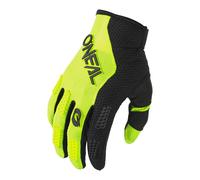 Guanti o neal element racewear da bambino nero giallo fluorescente