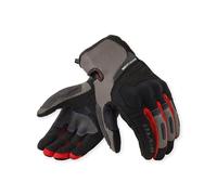 Revit Cavern Guanti da moto, nero-grigio-rosso, taglia XL per maschi