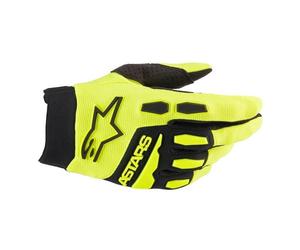 Guanto Corto FULL BORE Giallo Nero ALPINESTARS - UE: M