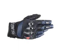 Guanto Corto HALO Leather Nero Blu ALPINESTARS - UE: M