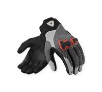 Rev'it Guanti In Tessuto Revit Kinetic 2 Grigio Rosso XXL