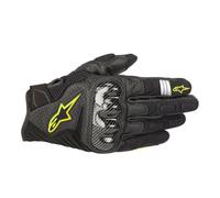 Alpinestars Smx-1 Air V2 3570518155-XXL - Guanti da moto, colore: nero/giallo fluo