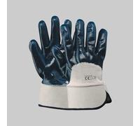 Guanto cotone/impregnato nbr blu tg. 9 conf. da 12 pa